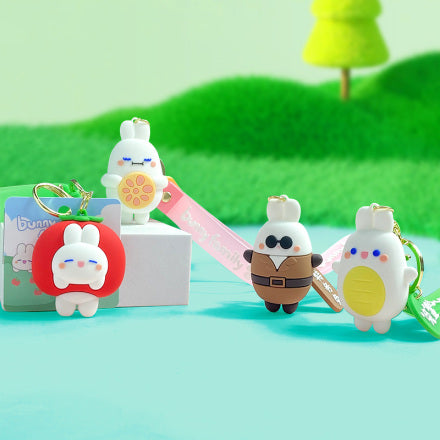 Bunny Family Keychain